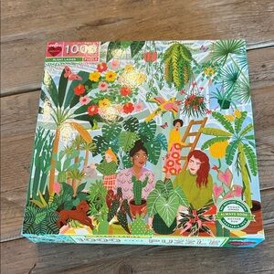 Eeboo Plant Ladies 1000 Piece Puzzle - Green and Red